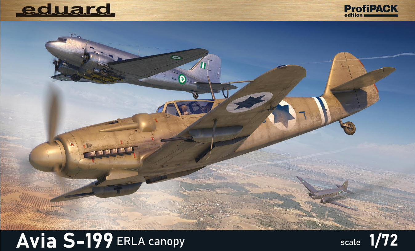 Eduard 70152 Avia S-199 ERLA canopy, ProfiPACK edition, 1:72