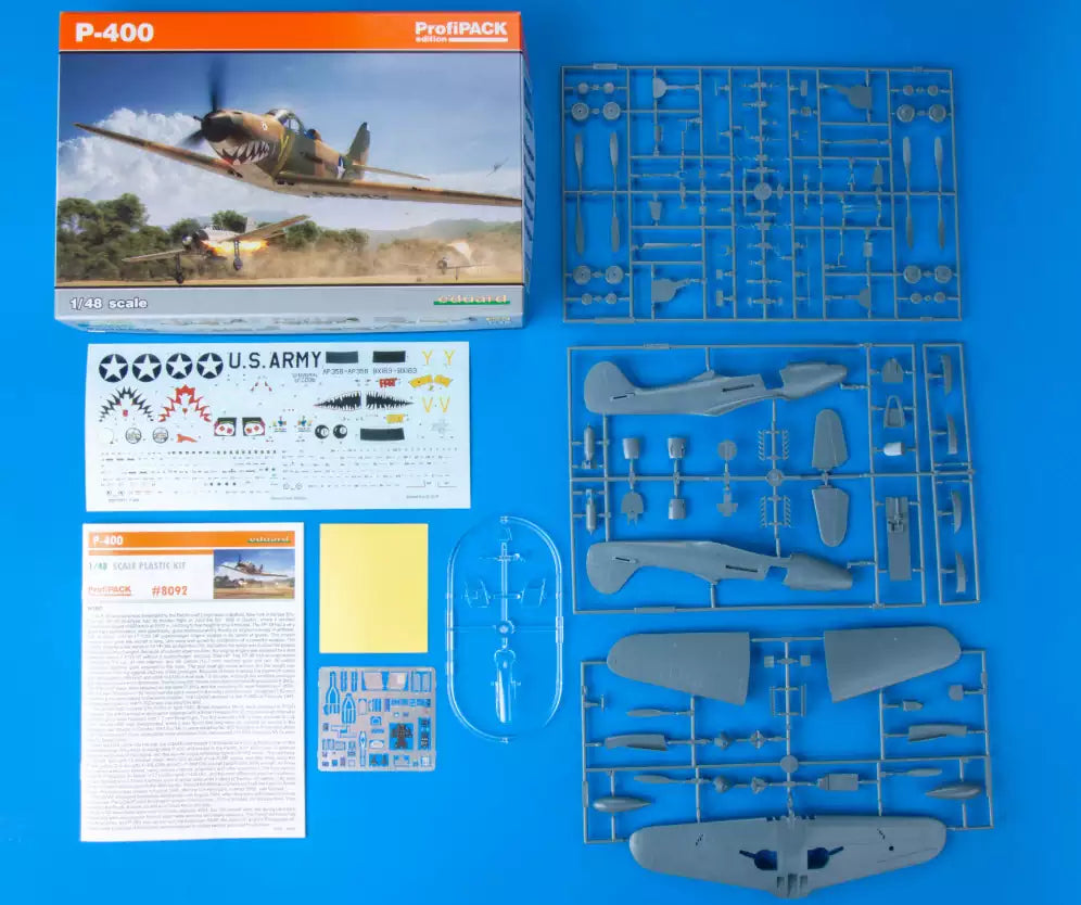 Inhalt: Eduard 8092 P-400, ProfiPACK edition, 1:48