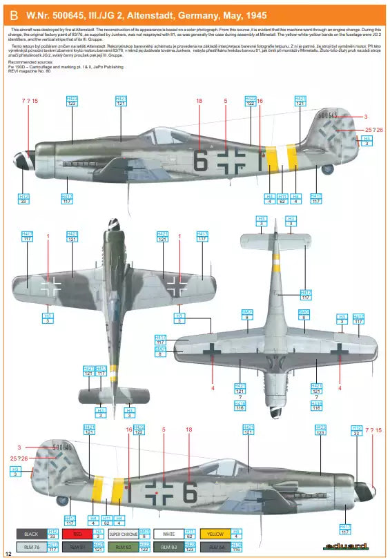 Eduard 8189, Focke-Wulf Fw 190D-9 LATE, ProfiPACK edition, 1:48