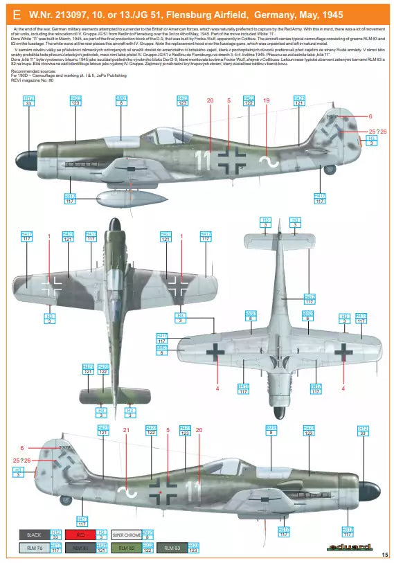 Eduard 8189, Focke-Wulf Fw 190D-9 LATE, ProfiPACK edition, 1:48