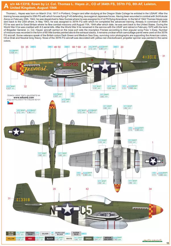 Eduard 82101 P-51D-5 - ProfiPACK edition, 1:48