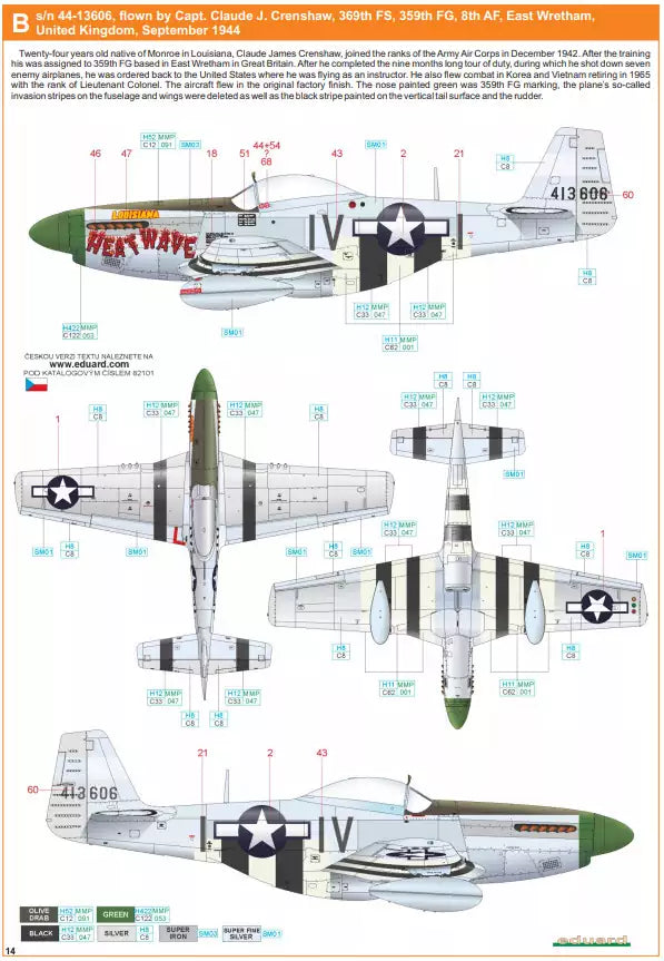Eduard 82101 P-51D-5 - ProfiPACK edition, 1:48