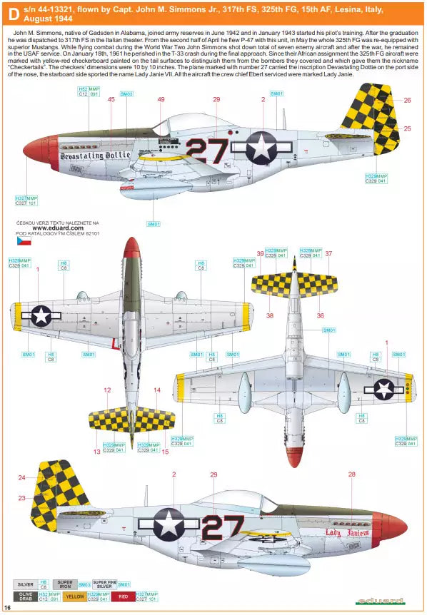 Eduard 82101 P-51D-5 - ProfiPACK edition, 1:48