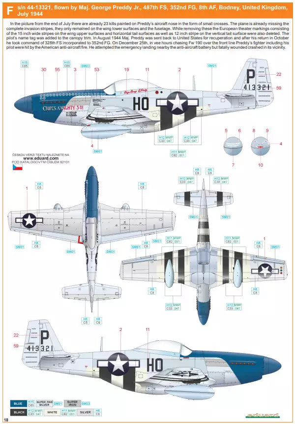 Eduard 82101 P-51D-5 - ProfiPACK edition, 1:48