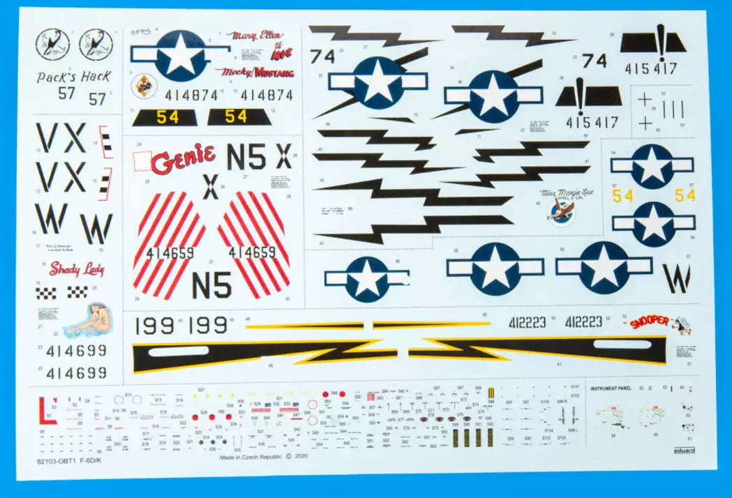 Eduard 82103 F-6D/K ProfiPACK, 1:48