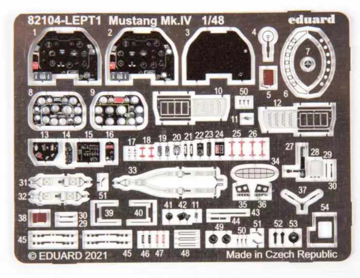 Eduard 82104 Mustang Mk.IV - ProfiPACK edition, 1:48