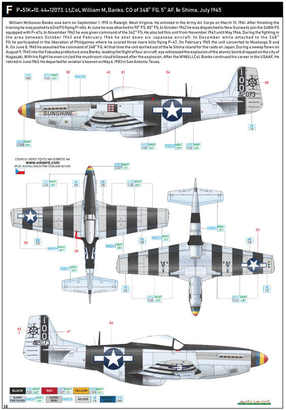 Eduard 82105 P-51K Mustang - ProfiPACK edition, 1:48
