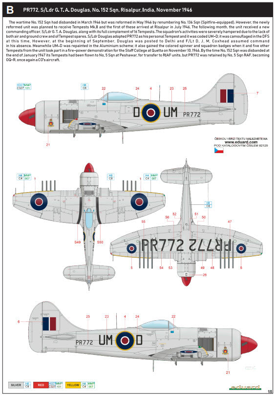 Eduard 82125 Tempest Mk. II late version - ProfiPACK, 1:48