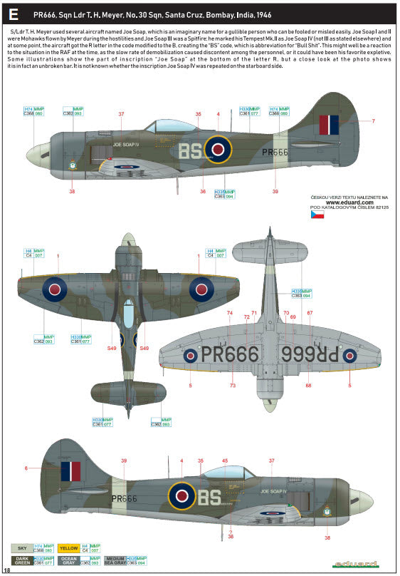 Eduard 82125 Tempest Mk. II late version - ProfiPACK, 1:48