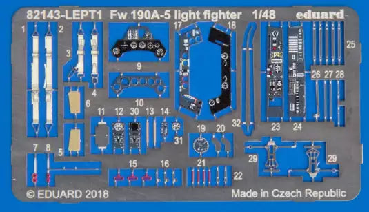 Eduard 82143 Focke-Wulf Fw 190A-5 light fighter, ProfiPACK edition, 1:48