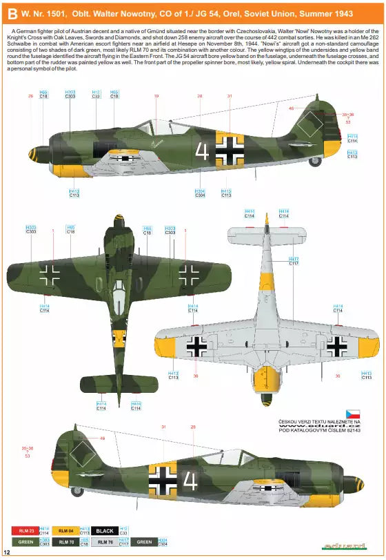 Eduard 82143 Focke-Wulf Fw 190A-5 light fighter, ProfiPACK edition, 1:48