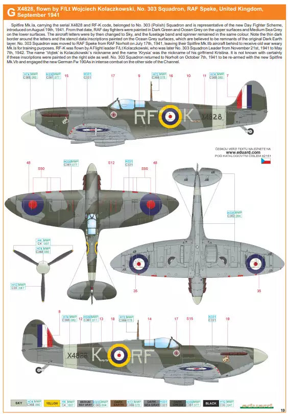 Eduard 82151 Spitfire Mk. Ia, ProfiPACK edition, 1:48