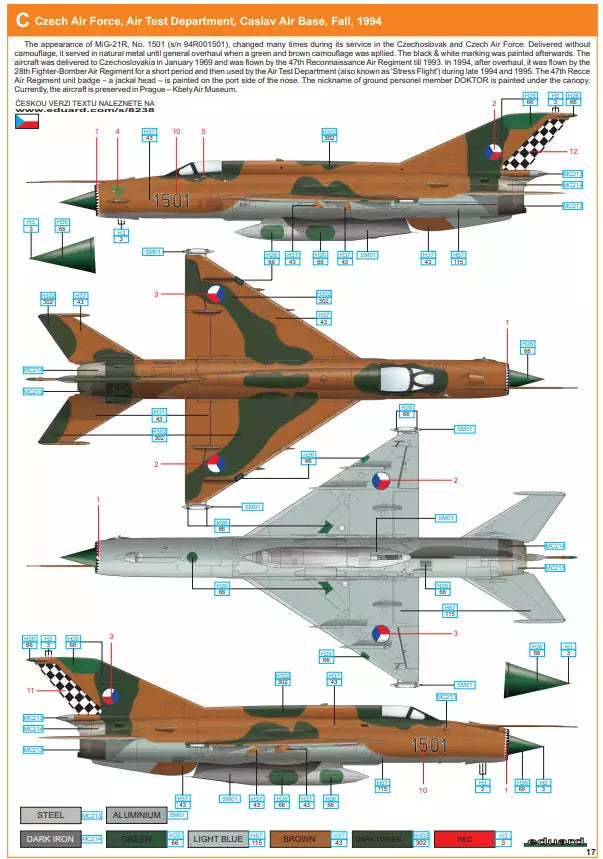 Eduard 8238 MiG-21R ProfiPACK edition, 1:48