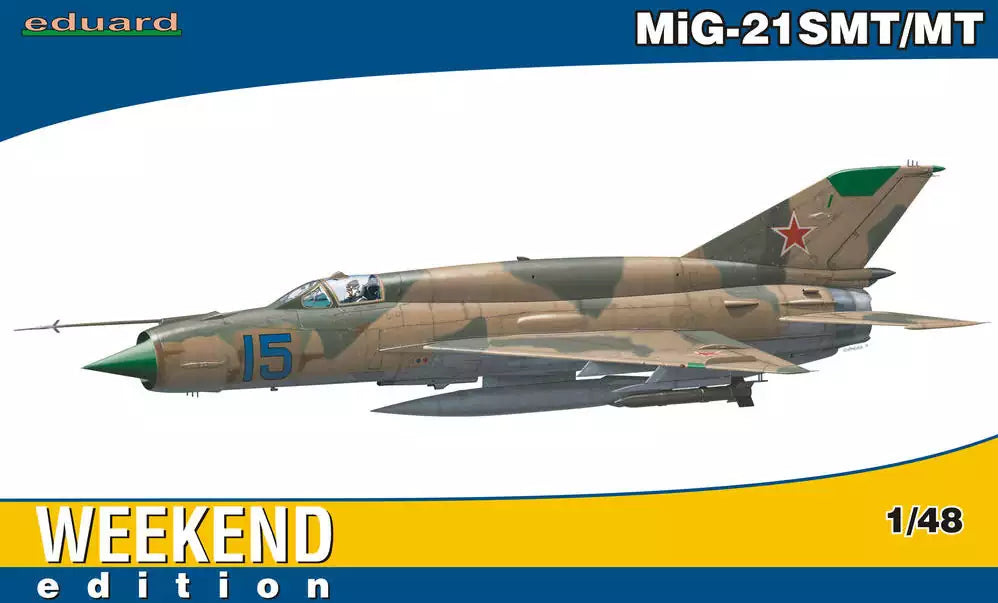 Eduard 84129 MiG-21SMT/MT, Weekend edition, 1:48