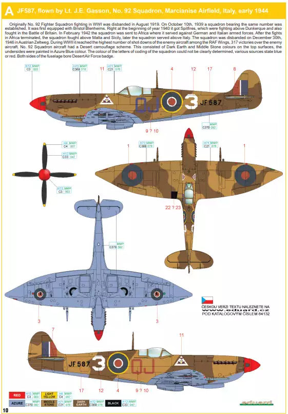 Eduard 84132 Supermarine Spitfire HF Mk. VIII, Weekend edition, 1:48