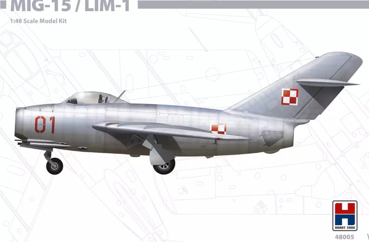 Hobby 2000 48005 MiG-15 / Lim-1, 1:48