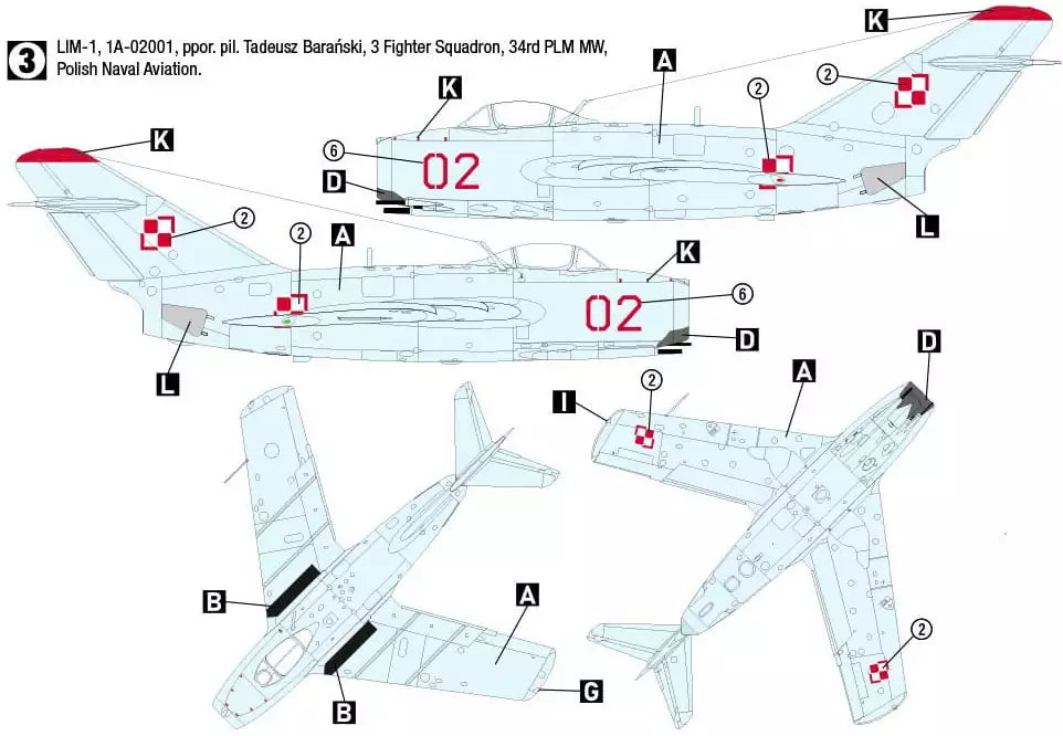Hobby 2000 48005 MiG-15 / Lim-1, 1:48