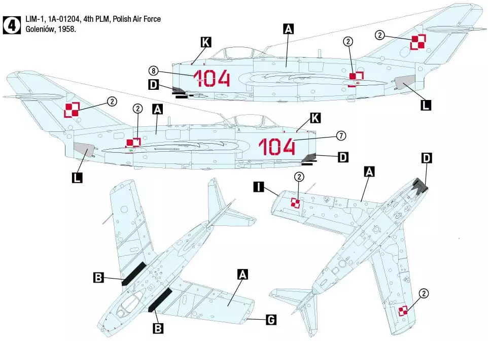 Hobby 2000 48005 MiG-15 / Lim-1, 1:48