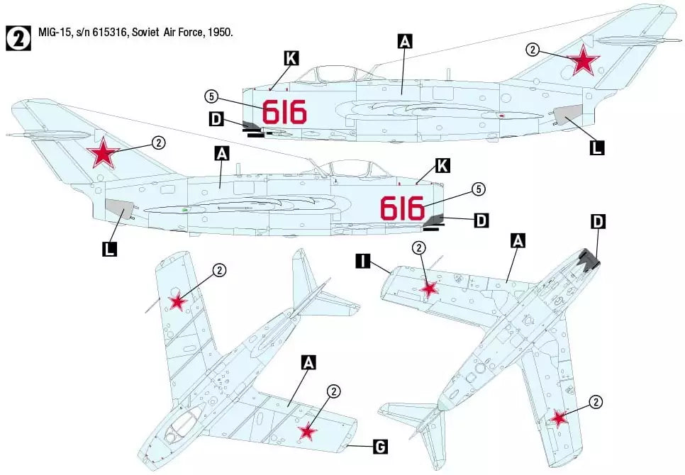 Hobby 2000 48006 MiG-15 / S-102, 1:48