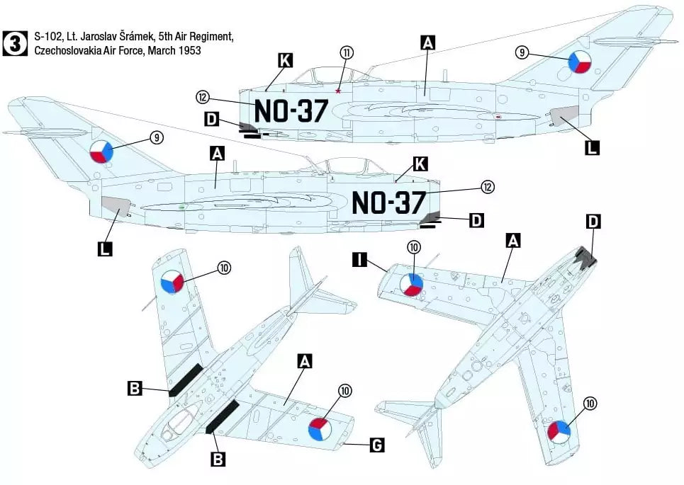 Hobby 2000 48006 MiG-15 / S-102, 1:48