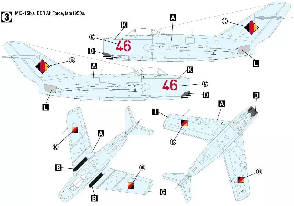 Hobby 2000 48007 MiG-15bis / S-103, 1:48
