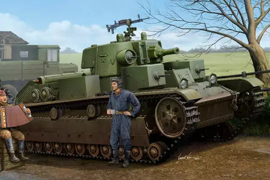 Hobby Boss 83855 Soviet T-28 Medium Tank (Cone Turret), 1:35