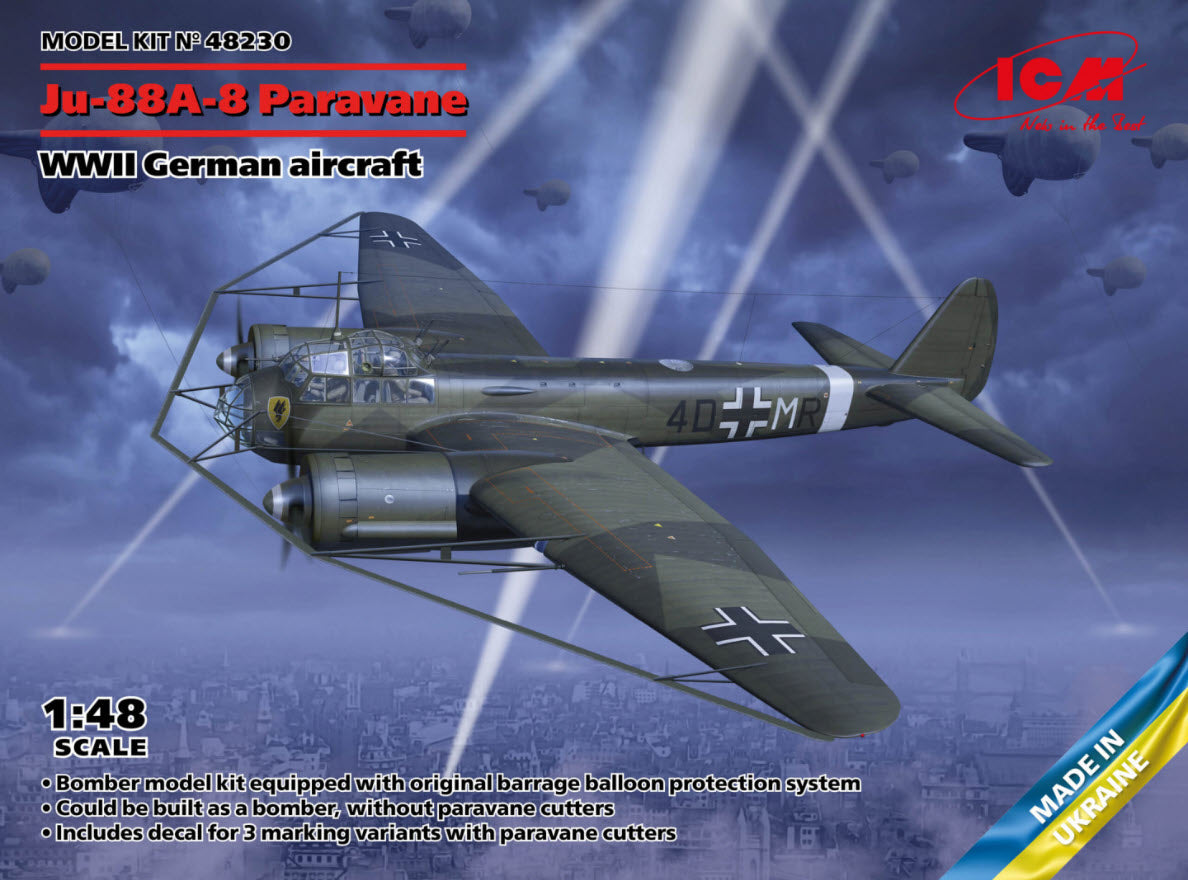 ICM 48230 Ju-88A-8 "Paravane", 1:48