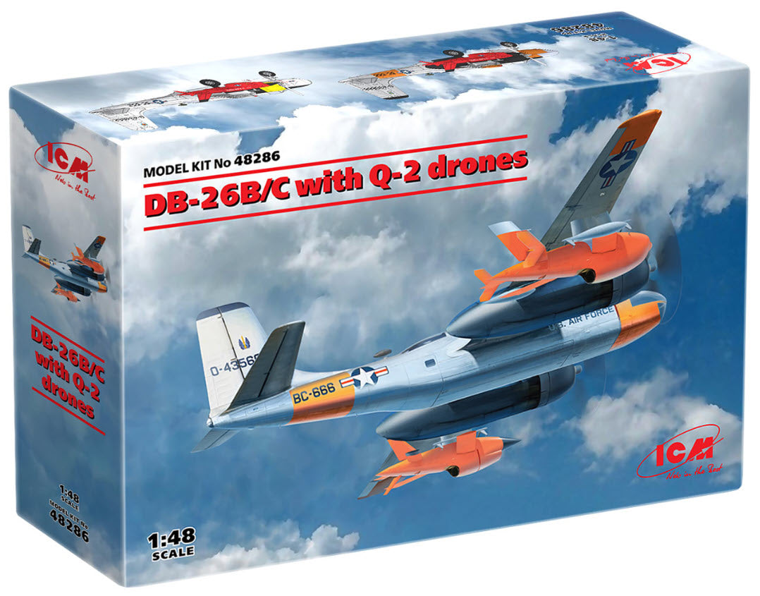 ICM 48286 DB-26B/C with Q-2 drones, 1:48