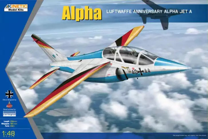 Kinetic K48087 Luftwaffe Anniversary Alpha Jet A Alpha, 1:48