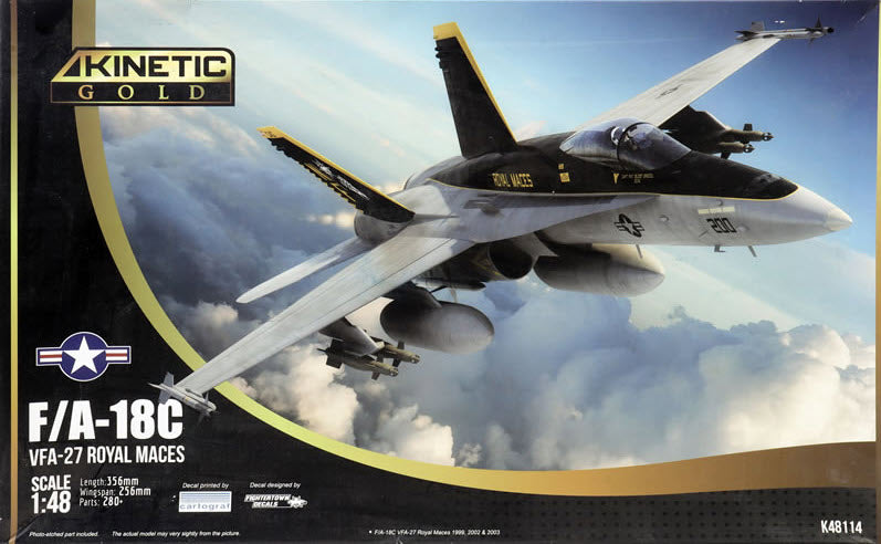 Kinetic K48114 F/A-18C VFA-27 Royal Maces, 1:48