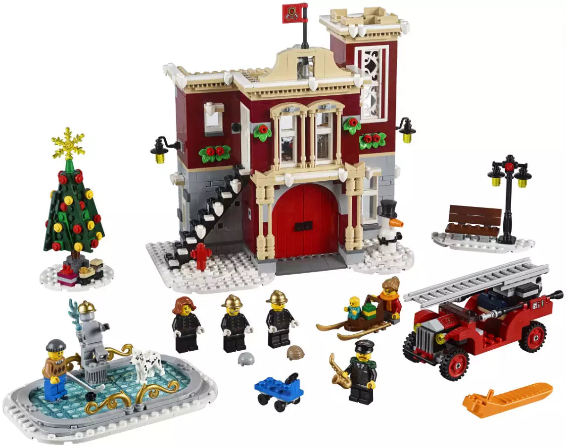 Inhalt: LEGO Creator 10263 Winterliche Feuerwache