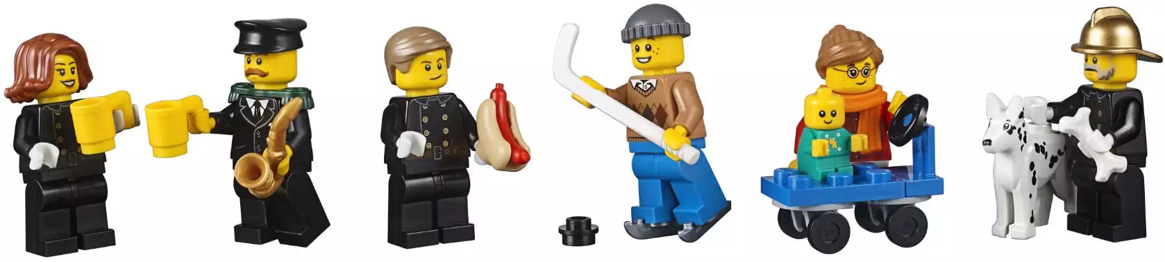 Minifiguren: LEGO Creator 10263 Winterliche Feuerwache