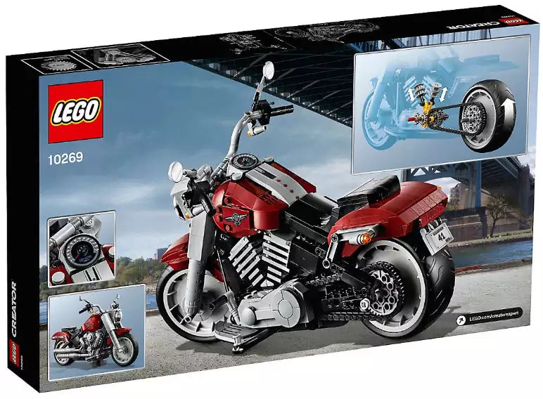 Box Rückansicht: LEGO Creator 10269 Harley-Davidson Fat Boy