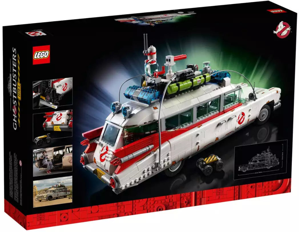 Box Rückansicht: LEGO Creator 10274 Ghostbusters ECTO-1
