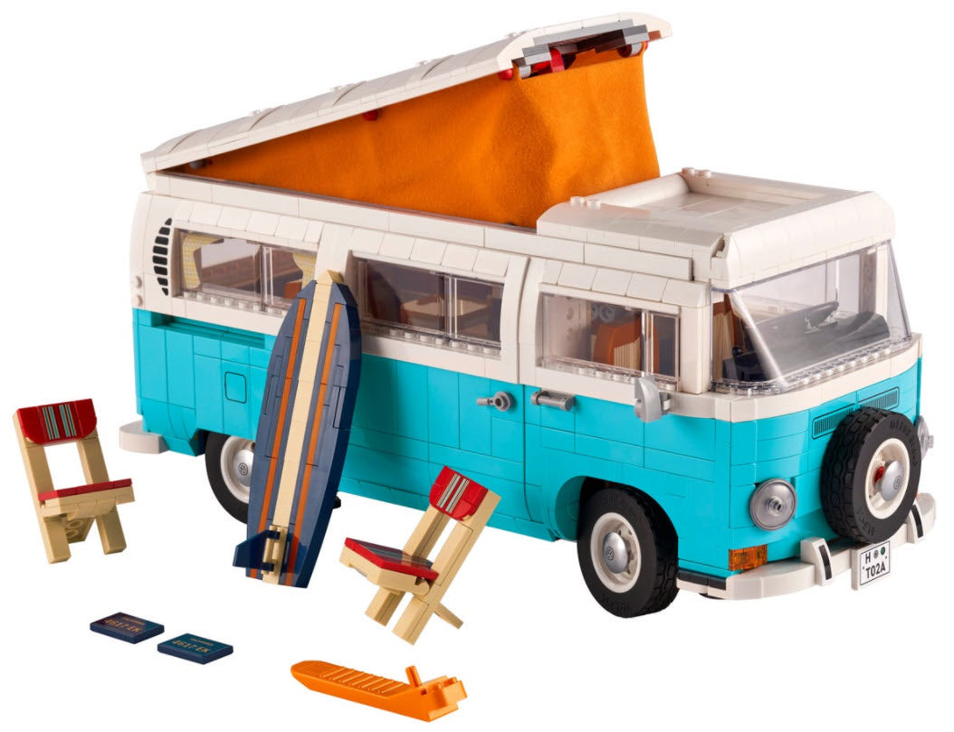Inhalt: LEGO Creator 10279 Volkswagen T2 Campingbus