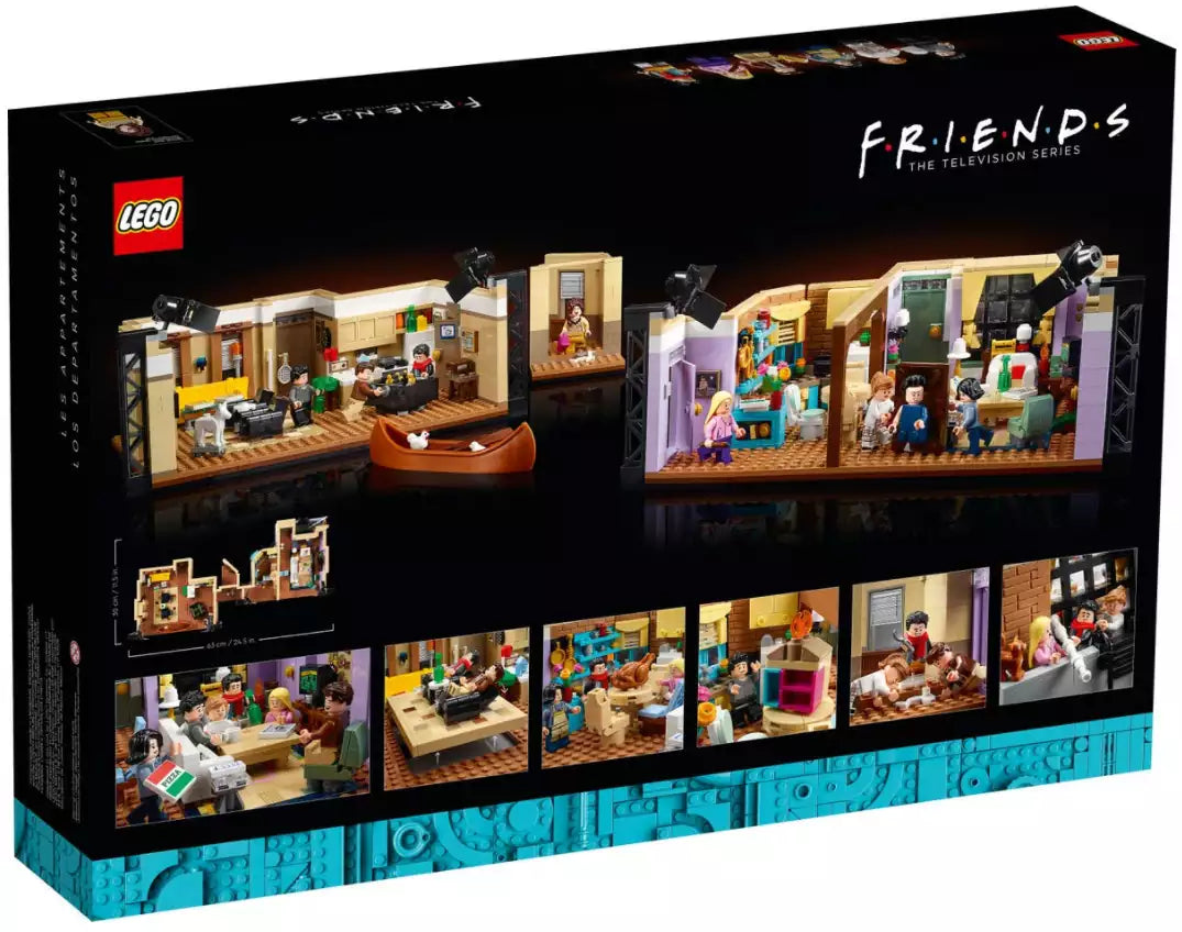 Box Rückansicht: LEGO Creator 10292 Friends Apartments