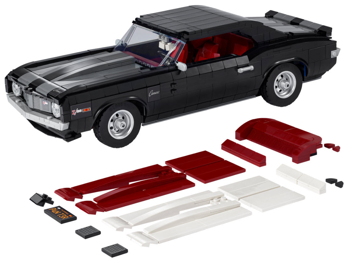 Inhalt: LEGO Icons 10304 Chevrolet Camaro Z28
