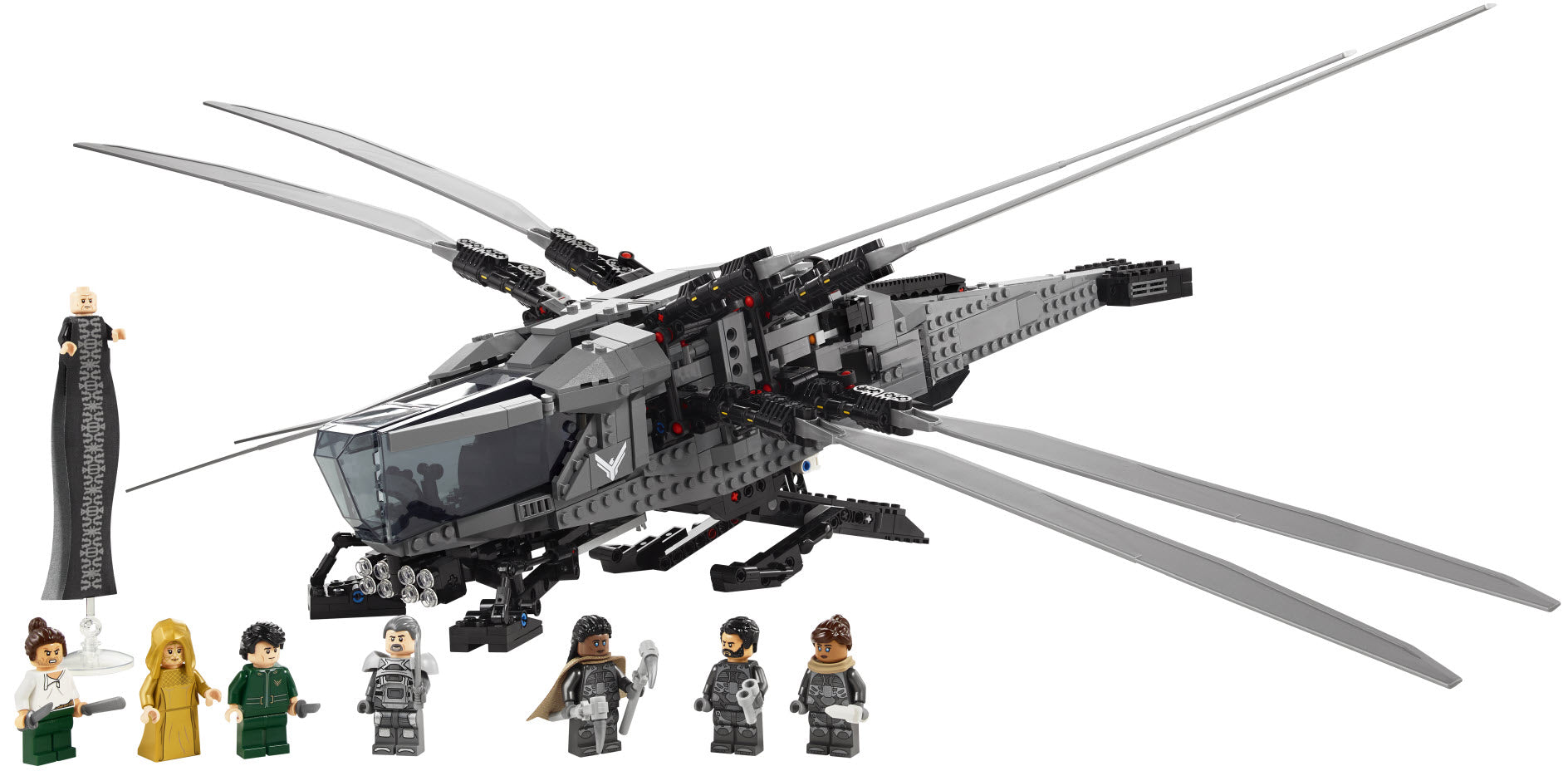 Inhalt: LEGO Icons 10327 Dune Atreides Royal Ornithopter