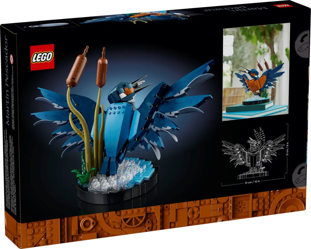 Box Rückseite: LEGO Icons 10331 Eisvogel