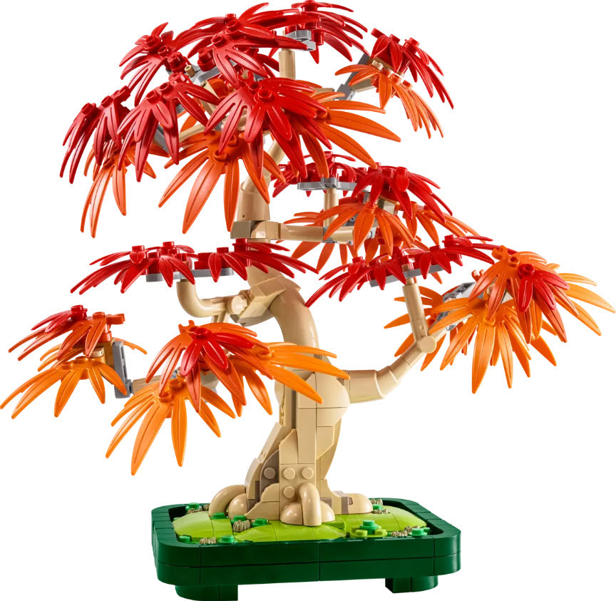 Inhalt: LEGO Botanicals 10348 Japanischer Roter Ahorn - Bonsai-Baum