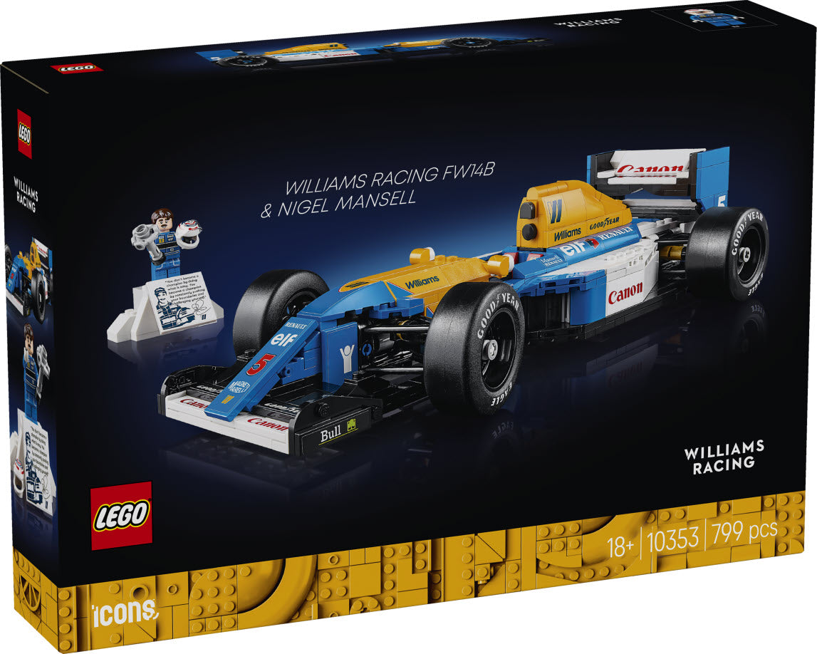 LEGO Icons 10353 Williams Racing FW14B mit Nigel Mansell