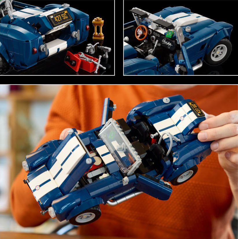 Detail 3: LEGO Icons 10357 Shelby Cobra 427 S/C