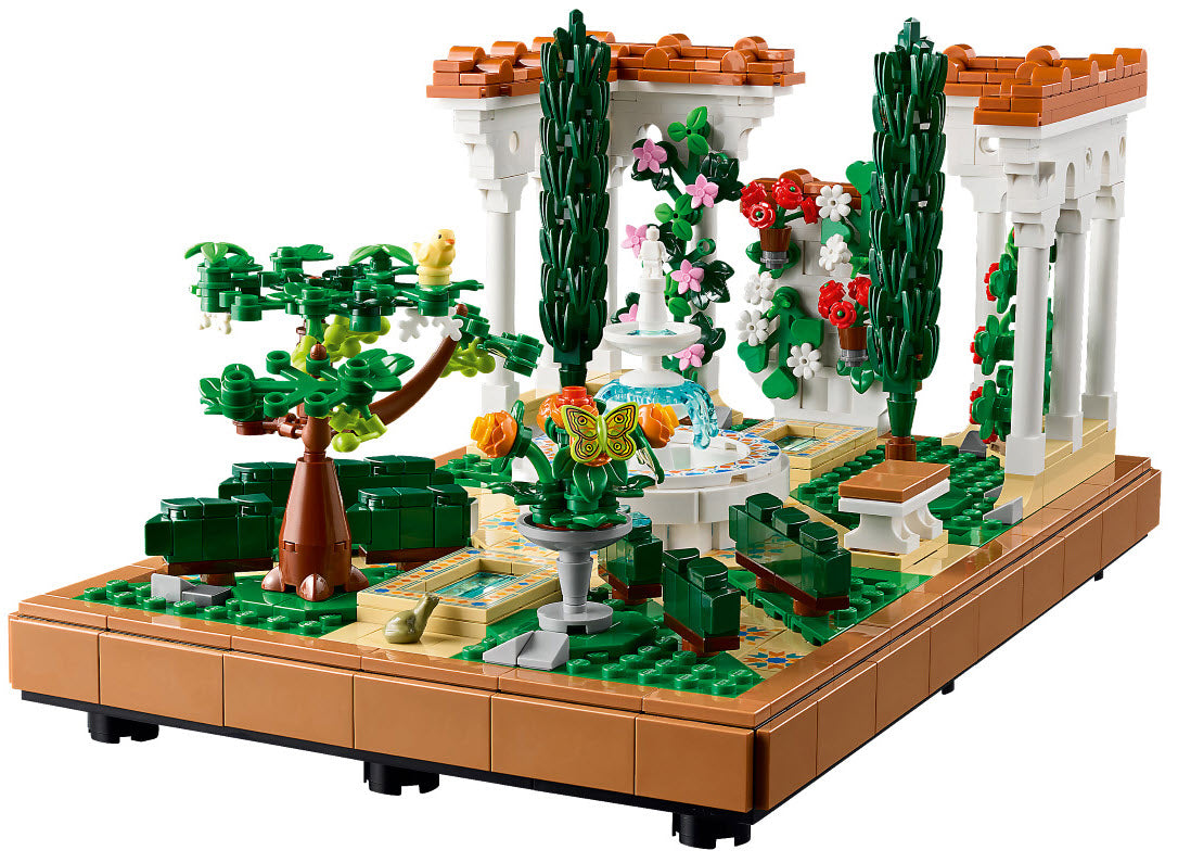 Detail 2: LEGO Icons 10359 Springbrunnengarten