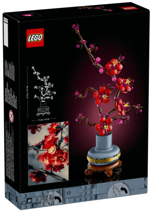 Box Rückseite: LEGO Icons 10369 Pflaumenblüte