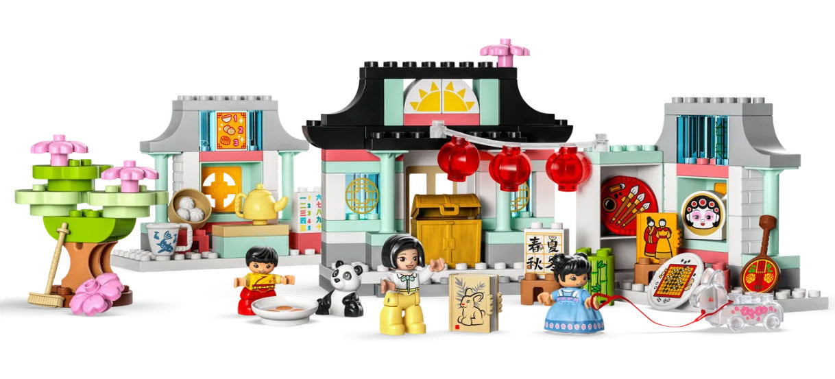 Inhalt: LEGO DUPLO 10411 Lerne etwas über die chinesische Kultur