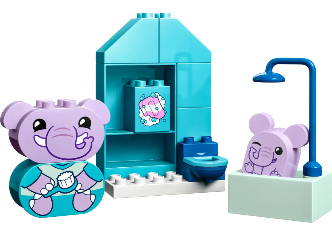 Inhalt: LEGO DUPLO 10413 Alltragsroutinen: Baden