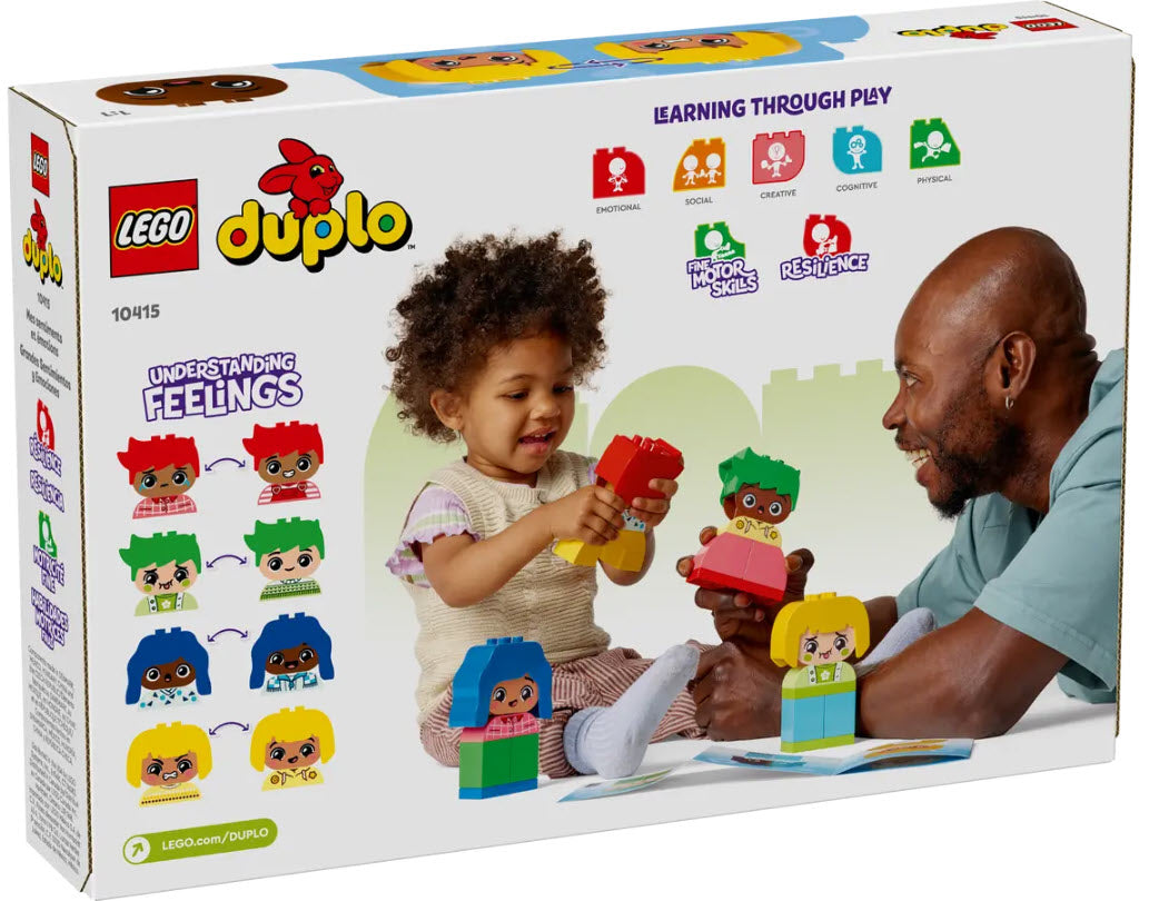 Box Rückseite: LEGO DUPLO 10415 Große Gefühle