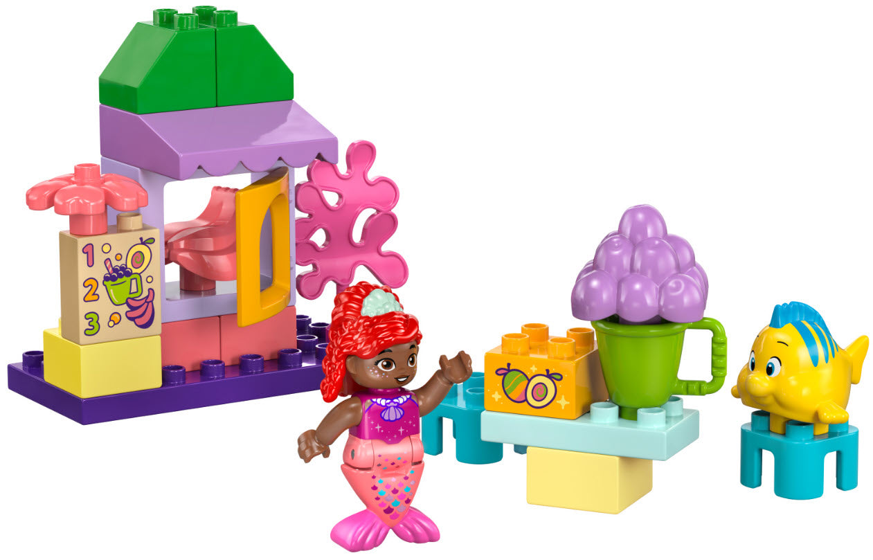 Inhalt: LEGO DUPLO 10420 Arielles und Fabius' Café-Kiosk