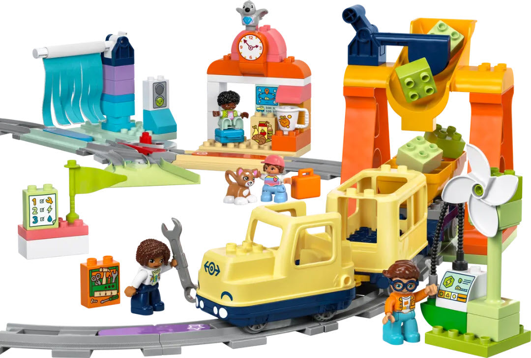 Inhalt: LEGO DUPLO 10428 Große interaktive Eisenbahn