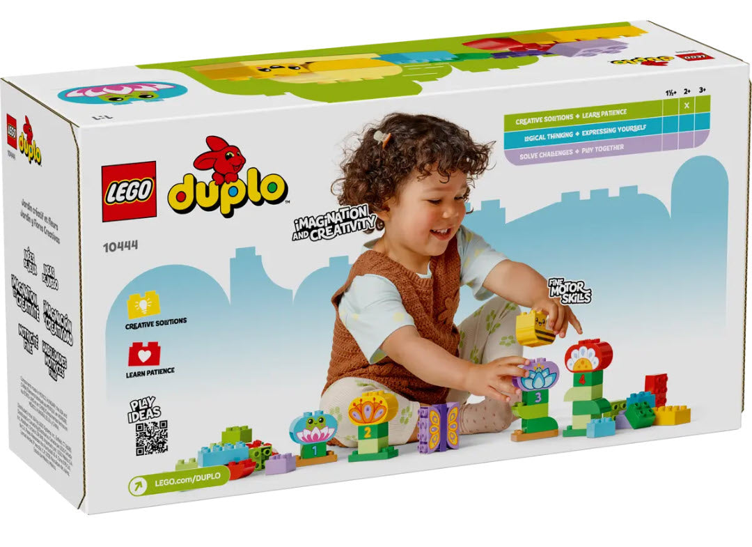 Box Rückseite: LEGO DUPLO 10444 Kreativer Blumengarten